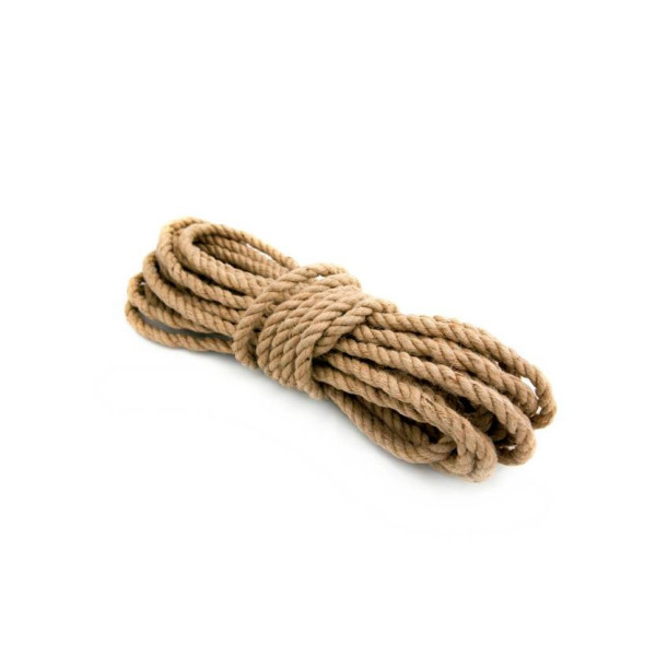 Веревка крученая лубяное волокно 12мм 10м СИБРТЕХ
