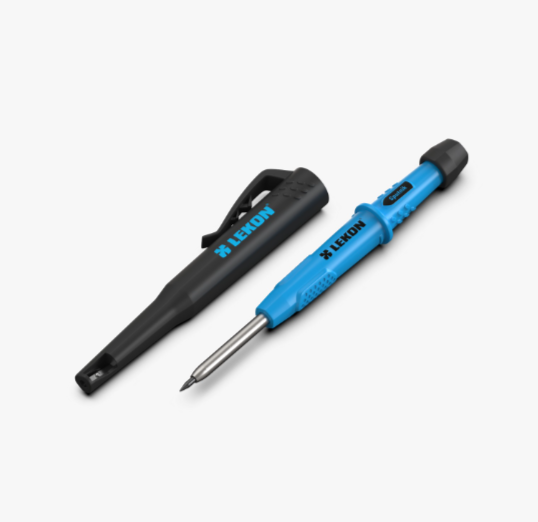 Карандаш автоматический строительный LEKON SPUTNIK с чехлом-станцией,стержень 2,8мм, черный, шт