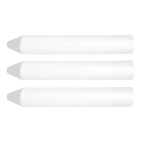 Набор восковых карандашей белый 13 x 85мм 3 шт. Topex