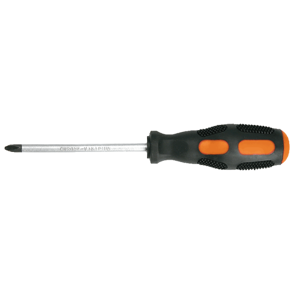 Отвертка крестовая Pz1х 75 мм двухкомп/ручка Top tools подвес