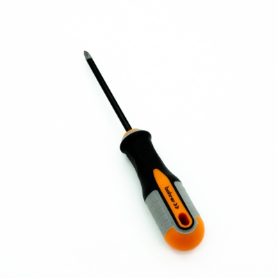 Отвертка крестовая PH2х100 мм трехкомп/ручка Bohrer Комфорт  подвес