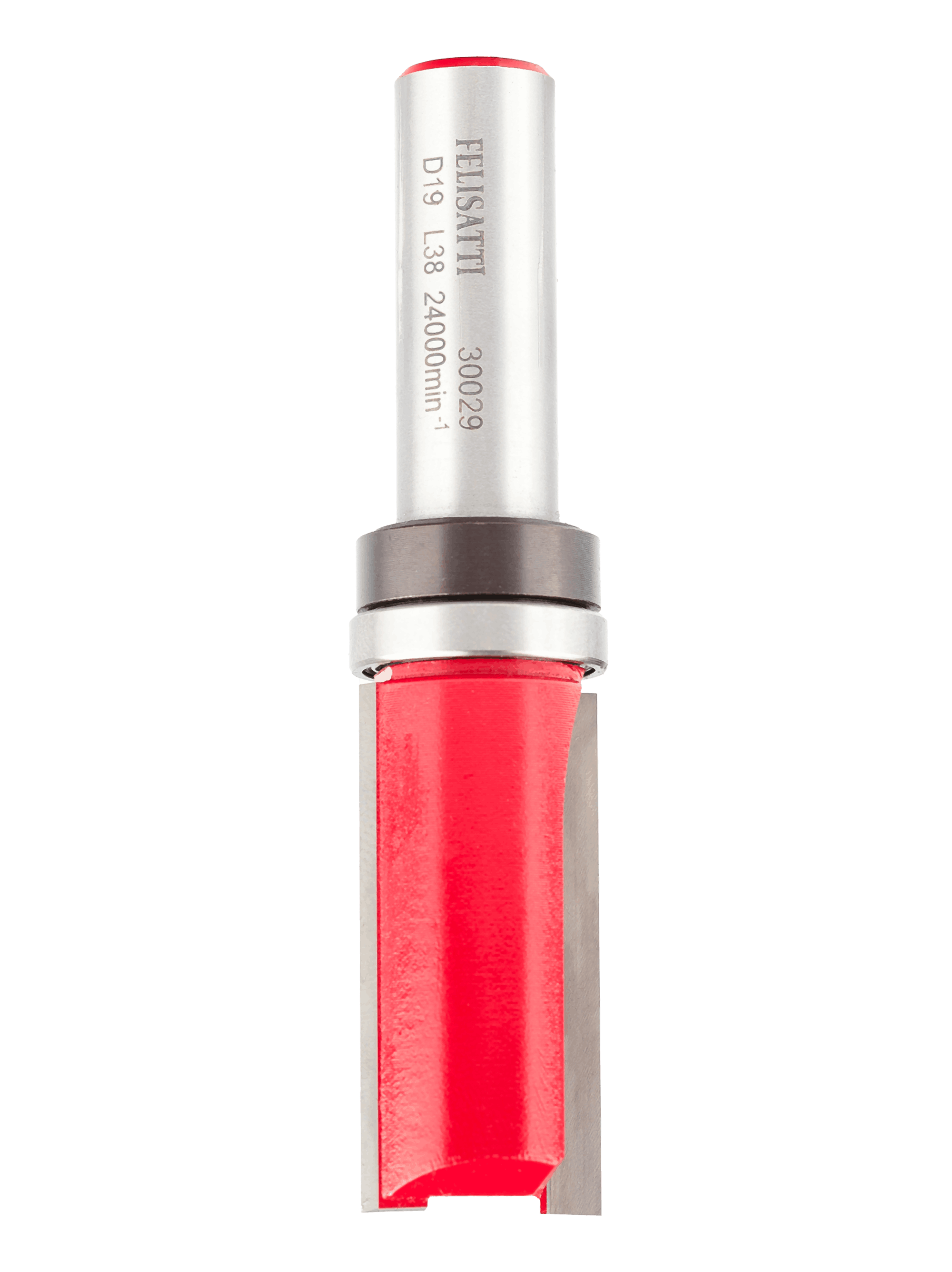 Фреза по дереву кромочная прямая Ø19х38 твердосплав ц/хв 12 Felisatti бокс, шт