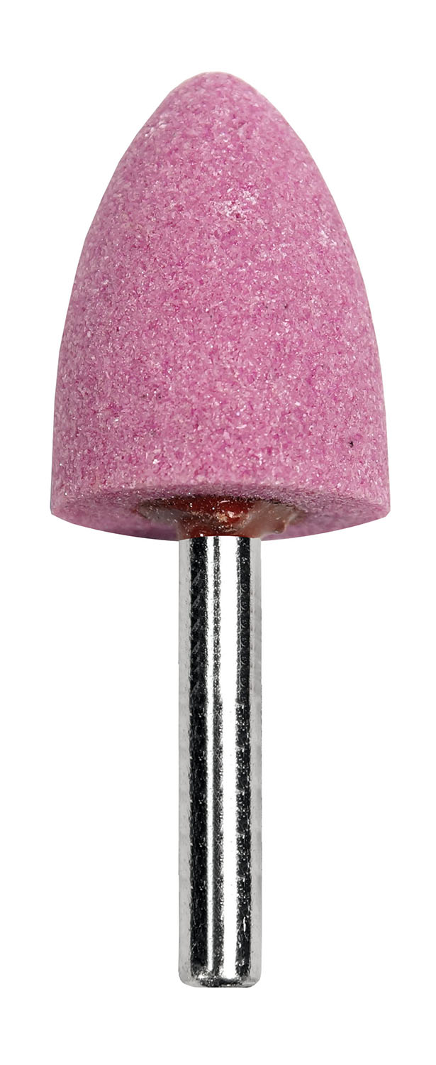 Шарошка цилиндр с острым наконечником 25х32/хв.6мм корунд по металлу ЭНКОР