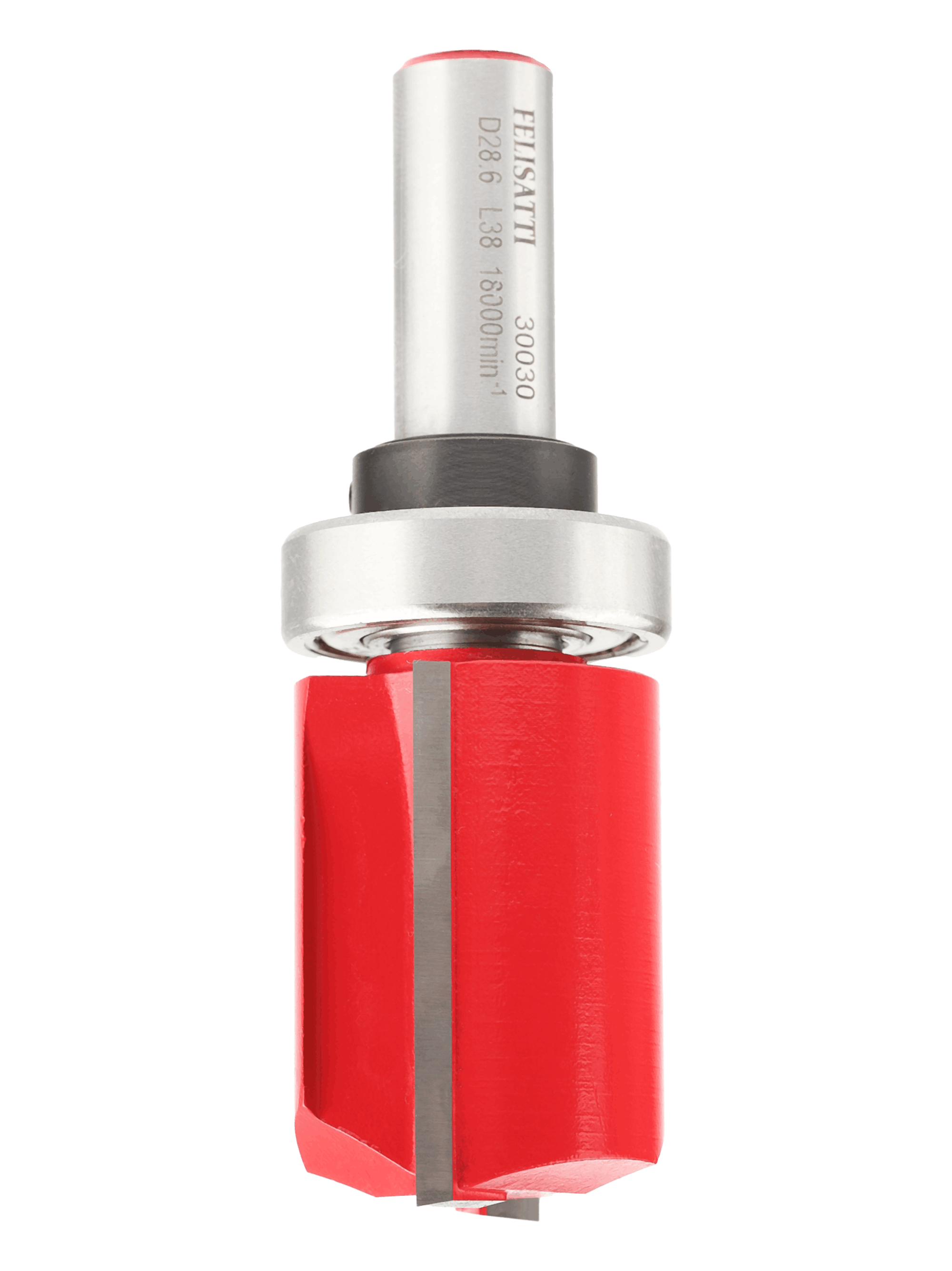 Фреза по дереву кромочная прямая Ø28.6х38 твердосплав ц/хв 12 Felisatti бокс, шт