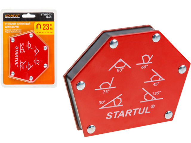 Угольник сварочный магнитный 111 x 136 x 24 мм STARTUL profi 23 кг `