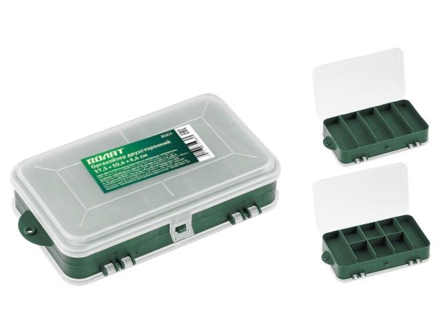 Органайзер 17,5х10,6х4,6см двухсторонний 13 отделений ВОЛАТ