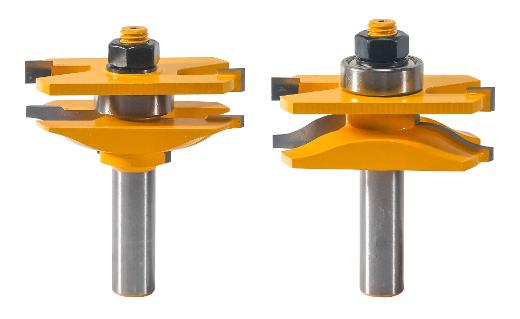 Набор фрез комбинированных рамочных 2шт. №4 твердосплав ц/хв 12 ЭНКОР арт. 10648,10649 дер/ящ
