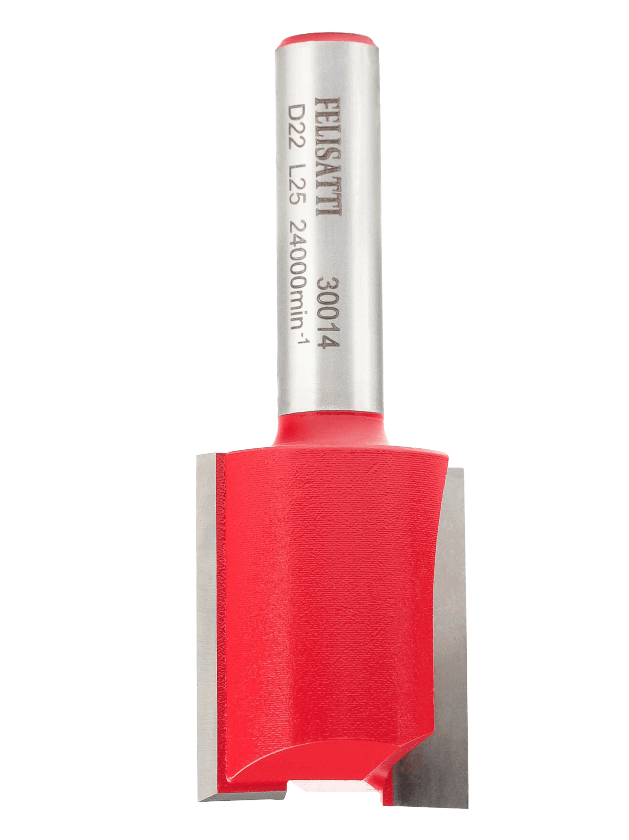 Фреза по дереву пазовая прямая Ø22х22 твердосплав ц/хв 8 Felisatti бокс, шт