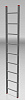Лестница односекционная приставная 1х10 алюм Новая Высота NV100