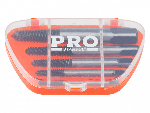 Набор экстракторов 5 ед. 3-18мм CrMo STARTUL PRO для винтов Набор экстракторов 5 ед. 3-18мм CrMo STARTUL PRO для винтов