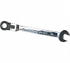 Ключ гаечный комбинированный 10х10 с шарнир/трещ CrV Квалитет подвес
