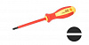 Отвертка шлицевая диэлектрическая SL 0.8х4.0х100 мм двухкомп/ручка ЭНКОР подвес