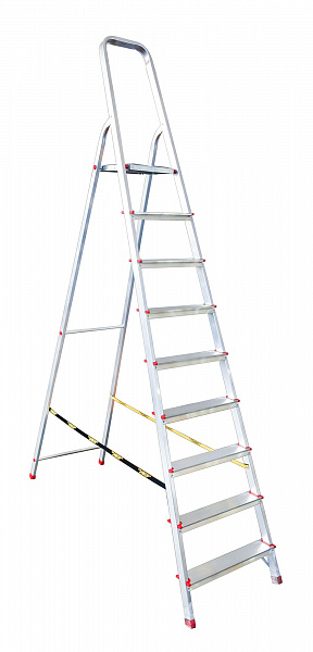 Стремянка  9 ступеней алюм ЭНКОР Стремянка  9 ступеней алюм ЭНКОР