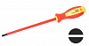 Отвертка шлицевая диэлектрическая SL 1.4х8.0х175 мм двухкомп/ручка ЭНКОР подвес