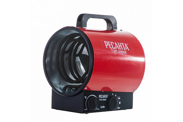 Тепловая пушка (нагреватель) электрическая  3кВт Ресанта ТЭПК-3000К коробка Тепловая пушка (нагреватель) электрическая  3кВт Ресанта ТЭПК-3000К коробка