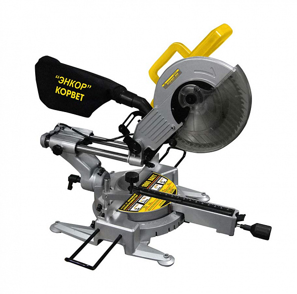 Торцовочная пила с протяжкой 255/1800Вт ЭНКОР Корвет-4М коробка Торцовочная пила с протяжкой 255/1800Вт ЭНКОР Корвет-4М коробка